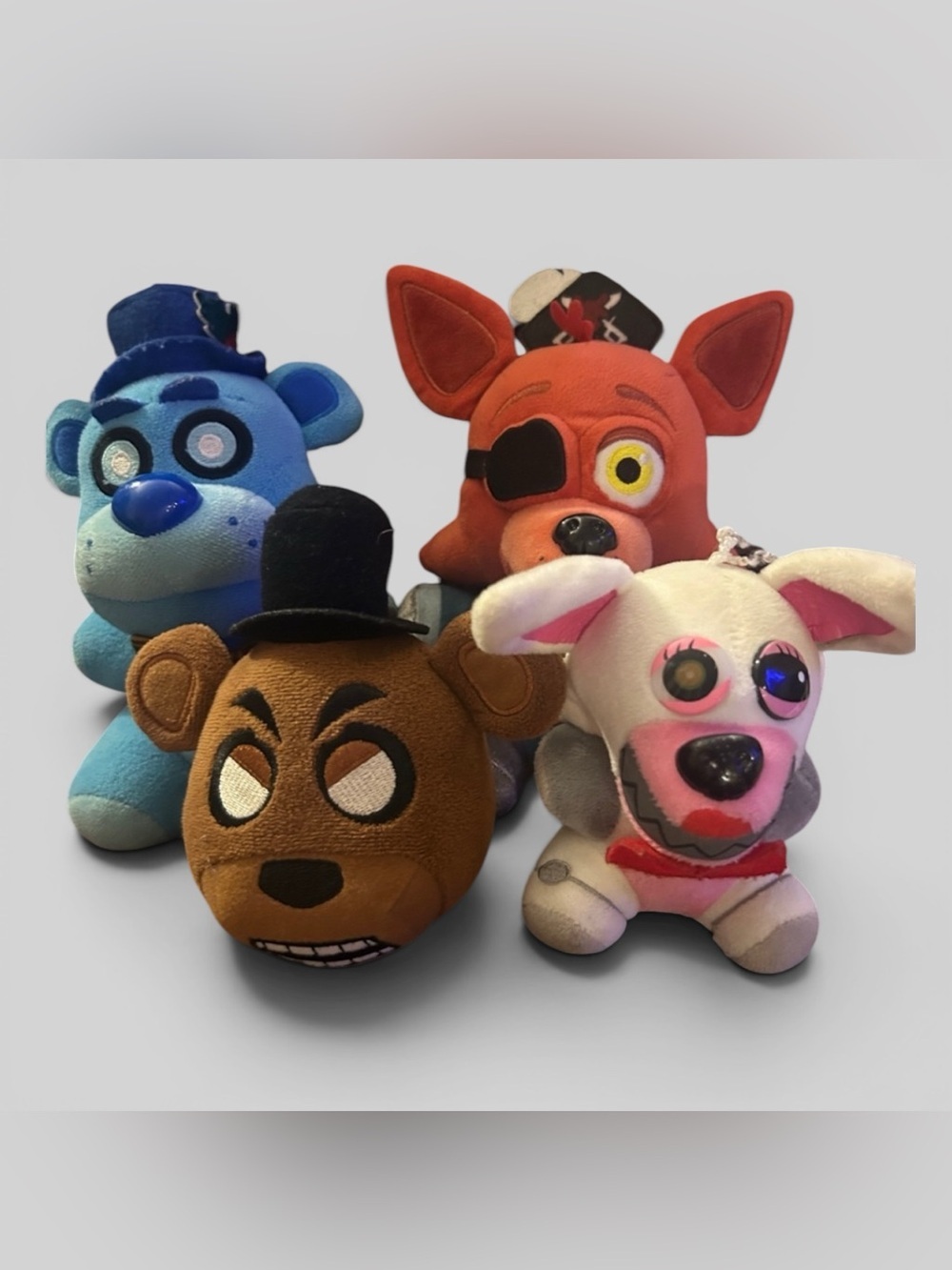 Five Nights at Freddy's Plush Toy Bundle set of four figures FNAF collectible